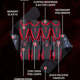 DYE Assault Pack Pro Harness - Dyecam Red 4+5