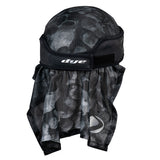 DYE × Halo Head Wrap - Skulls Black/Silver