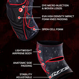 DYE Performance Knee Pads - Dyecam Red