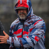RED Windbreaker Jacket - Digicamo