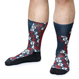 RED Dry Crew Socks