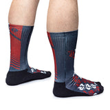 RED Dry Crew Socks